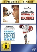 Cover-Bild zum Titel 'Liebling, ich habe die Kinder geschrumpft & Liebling, jetzt haben wir ein Riesenbaby' von 'Stuart Gordon, Brian Yuzna, Ed Naha, Tom Schulman, Garry Goodrow'