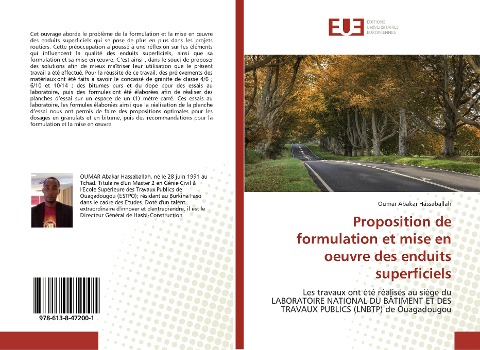 Proposition de formulation et mise en oeuvre des enduits superficiels - Oumar Abakar Hassaballah