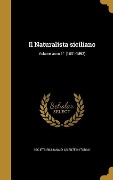 Cover-Bild zum Titel 'Il Naturalista siciliano; Volume anno 11 (1891-1892)' von ''