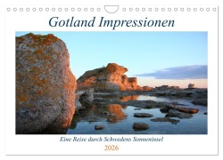 Cover-Bild zum Titel 'Gotland Impressionen (Wandkalender 2026 DIN A4 quer), CALVENDO Monatskalender' von 'Anja Thomßen'