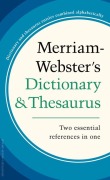 Cover-Bild zum Titel 'Merriam-Webster's Dictionary and Thesaurus' von ''