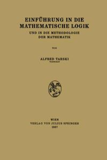 Einführung in die Mathematische Logik - Alfred Tarski