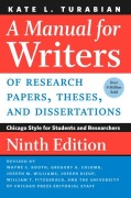 Cover-Bild zum Titel 'Manual for Writers of Research Papers, Theses, and Dissertations' von 'Kate L. Turabian'