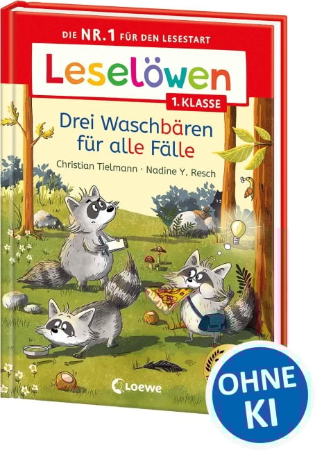 Leselöwen 1. Klasse - Drei Waschbären für alle Fälle - Christian Tielmann