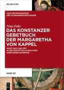 Cover-Bild zum Titel 'Das Konstanzer Gebetbuch der Margaretha von Kappel' von 'Nina Fahr'