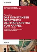 Cover-Bild zum Titel 'Das Konstanzer Gebetbuch der Margaretha von Kappel' von 'Nina Fahr'