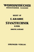 Cover-Bild zum Titel 'Stanztechnik' von 'E. Krabbe'