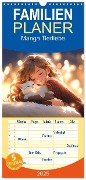 Familienplaner 2025 - Manga Tierliebe mit 5 Spalten (Wandkalender, 21 x 45 cm) CALVENDO - Kerstin Waurick
