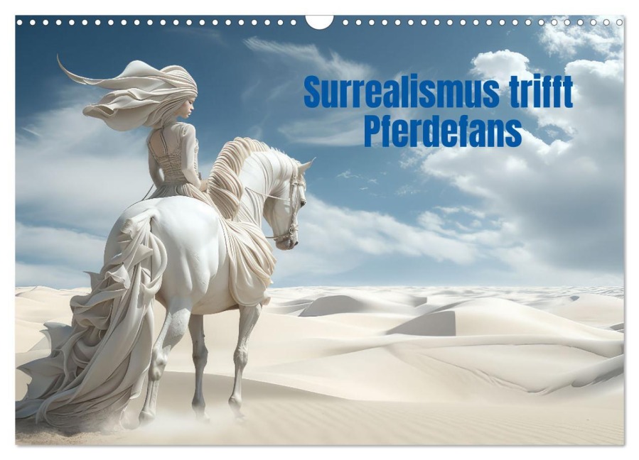 Surrealismus trifft Pferdefans (Wandkalender 2026 DIN A3 quer), CALVENDO Monatskalender - Liselotte Brunner-Klaus
