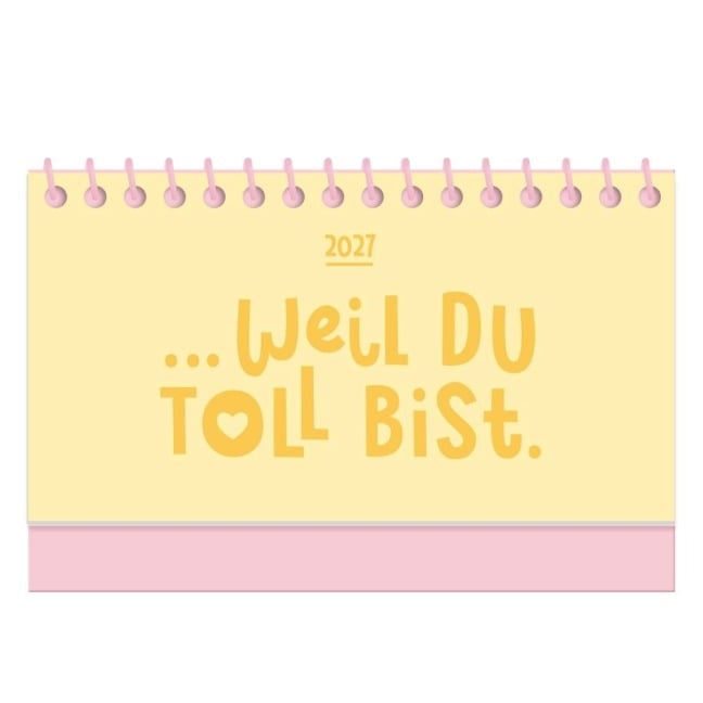 Mini-Kalender Colour Up 2027 Weil du toll bist - 