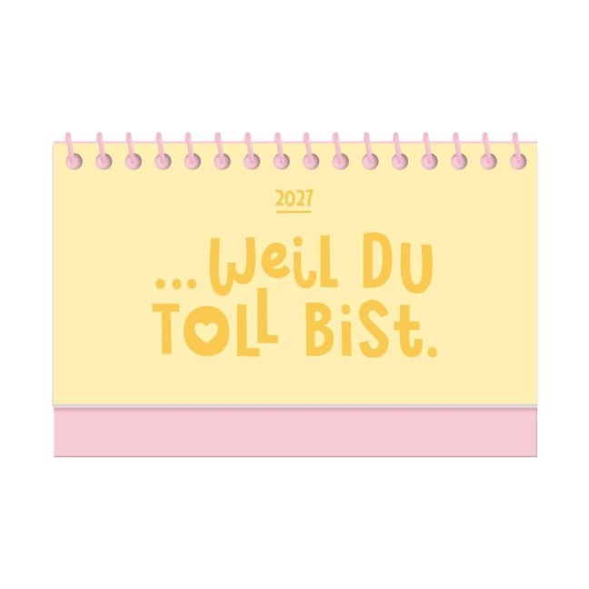 Mini-Kalender Colour Up 2027 Weil du toll bist - 