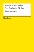 Cover-Bild zum Titel 'Das Buch der Bilder. Studienausgabe' von 'Rainer Maria Rilke'