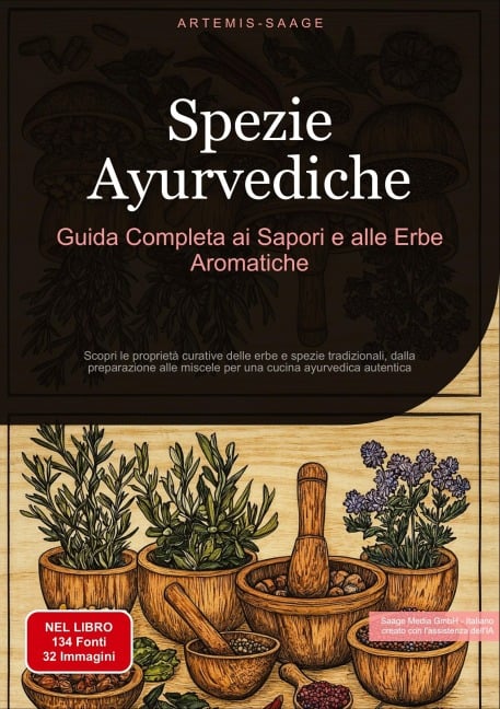 Spezie Ayurvediche: Guida Completa ai Sapori e alle Erbe Aromatiche - Artemis Saage - Italiano