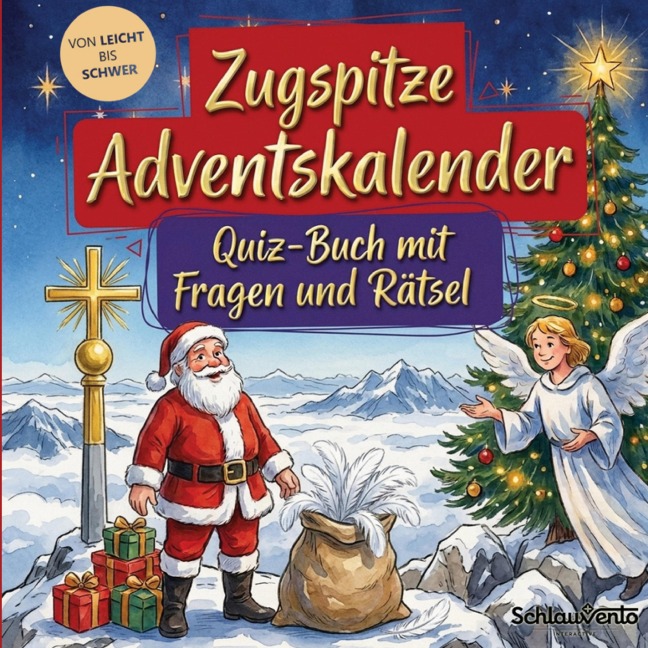 Zugspitze-Adventskalender: Quiz-Buch mit Fragen und Rätsel - Schlauvento Interactive