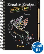 Cover-Bild zum Titel 'Kreativ-Kratzel Pocket Art: Fantasy' von ''