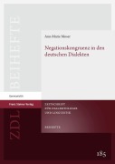 Cover-Bild zum Titel 'Negationskongruenz in den deutschen Dialekten' von 'Ann-Marie Moser'