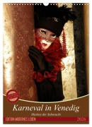 Cover-Bild zum Titel 'Masken der Sehnsucht - Karneval in Venedig (Wandkalender 2026 DIN A3 hoch), CALVENDO Monatskalender' von 'Gerwin Kästner'