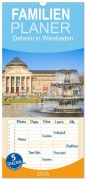 Cover-Bild zum Titel 'Familienplaner 2026 - Daheim in Wiesbaden mit 5 Spalten (Wandkalender, 21 x 45 cm) CALVENDO' von 'Dietmar Scherf'