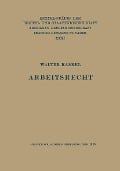 Cover-Bild zum Titel 'Arbeitsrecht' von 'Walter Kaskel'