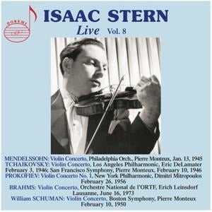 Isaac Stern: Live,Vol.8 - Isaac/Monteux/Mitropoulos/Leinsdorf Stern