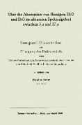 Cover-Bild zum Titel 'Über die Absorption von flüssigem H2O und D2O im ultraroten Spektralgebiet zwischen 5 µ und 27 µ' von 'Monica Sohm'