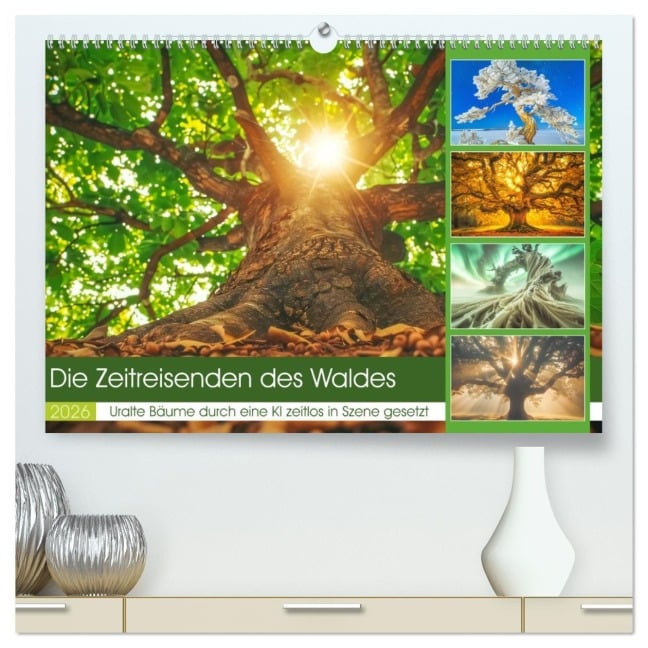 Die Zeitreisenden des Waldes (hochwertiger Premium Wandkalender 2026 DIN A2 quer), Kunstdruck in Hochglanz - Steffen Gierok. Latniak
