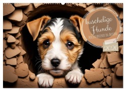 Cover-Bild zum Titel 'Kuschelige Hunde - kleine Herzensbrecher in Aktion (Wandkalender 2026 DIN A2 quer), CALVENDO Monatskalender' von 'Babette Whitter'