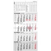 Cover-Bild zum Titel '4-Monatskalender 2026 - Büro-Kalender 30x49 cm (geöffnet) - mit Datumsschieber - Zettler - 960-0011' von ''