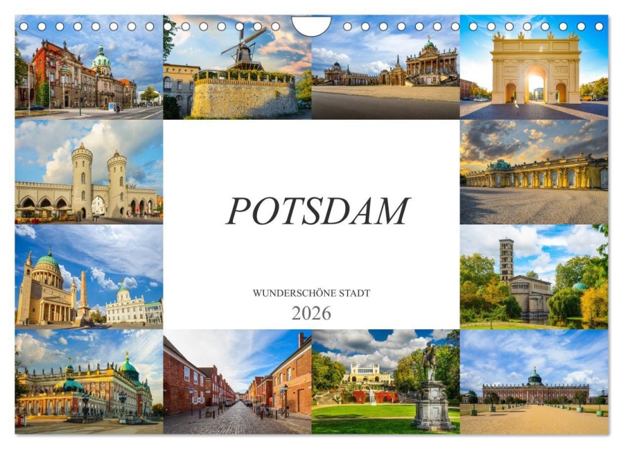Potsdam Wunderschöne Stadt (Wandkalender 2026 DIN A4 quer), CALVENDO Monatskalender - Dirk Meutzner