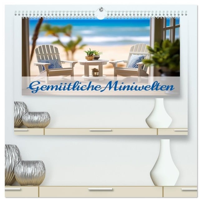 Gemütliche Miniwelten (hochwertiger Premium Wandkalender 2026 DIN A2 quer), Kunstdruck in Hochglanz - Ally Bee