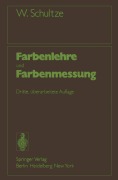 Cover-Bild zum Titel 'Farbenlehre und Farbenmessung' von 'Werner Schultze'