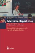 Cover-Bild zum Titel 'Fehlzeiten-Report 2001' von ''