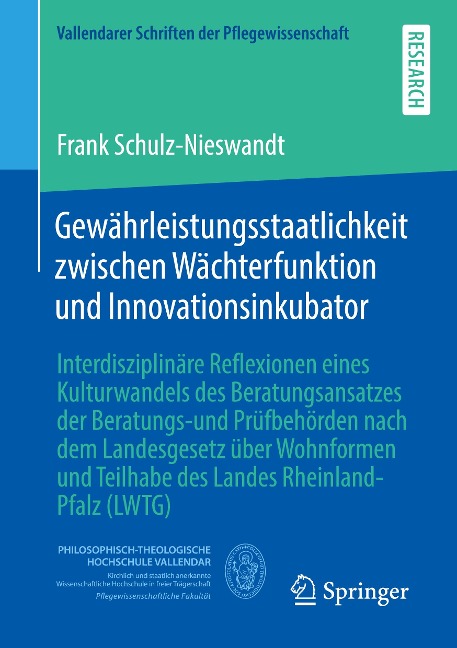 Gewährleistungsstaatlichkeit zwischen Wächterfunktion und Innovationsinkubator - Frank Schulz-Nieswandt