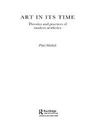 Art In Its Time - Paul Mattick