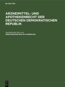Cover-Bild zum Titel 'Arzneimittel- und Apothekenrecht der Deutschen Demokratischen Republik. Lieferung 1' von ''
