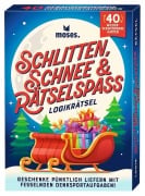 Cover-Bild zum Titel 'Schlitten, Schnee & Rätselspaß' von ''