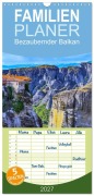 Cover-Bild zum Titel 'Familienplaner 2027 - Bezaubernder Balkan mit 5 Spalten (Wandkalender, 21 x 45 cm) CALVENDO' von 'Hans Jürgen Sittig'
