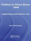 Cover-Bild zum Titel 'Politics in China since 1949' von 'Robert Weatherley'