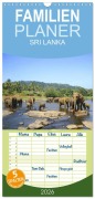 Cover-Bild zum Titel 'Familienplaner 2026 - Sri Lanka mit 5 Spalten (Wandkalender, 21 x 45 cm) CALVENDO' von 'Clemens Rasch'