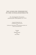 Cover-Bild zum Titel 'Die Schiller-Verehrung in der Sozialdemokratie' von 'Wolfgang Hagen'