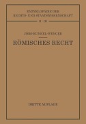 Cover-Bild zum Titel 'Römisches Privatrecht' von 'Paul Jörs, Leopold Wenger, Wolfgang Kunkel'