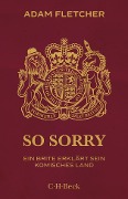 Cover-Bild zum Titel 'So sorry' von 'Adam Fletcher'
