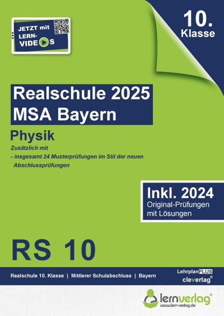 Original-Prüfungen Realschule Bayern 2025 Physik - 