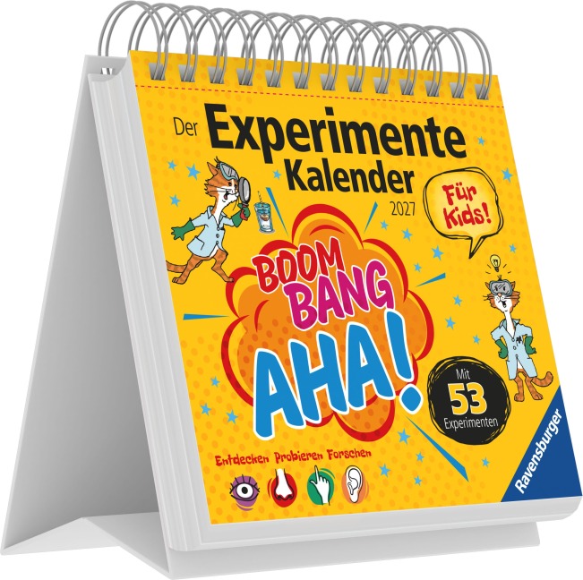 Boom! Bang! Aha! - Der Experimente-Kalender für Kids 2027 - 