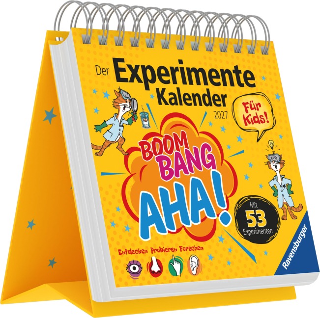 Boom! Bang! Aha! - Der Experimente-Kalender für Kids 2027 - 