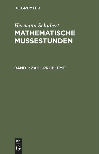 Zahl-Probleme - Hermann Schubert