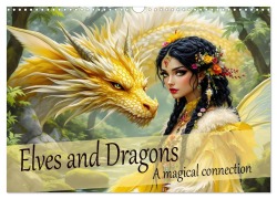 Cover-Bild zum Titel 'Elves and Dragons - A magical connection (Wall Calendar 2026 DIN A3 landscape), CALVENDO 12 Month Wall Calendar' von 'Dusanka Djeric'