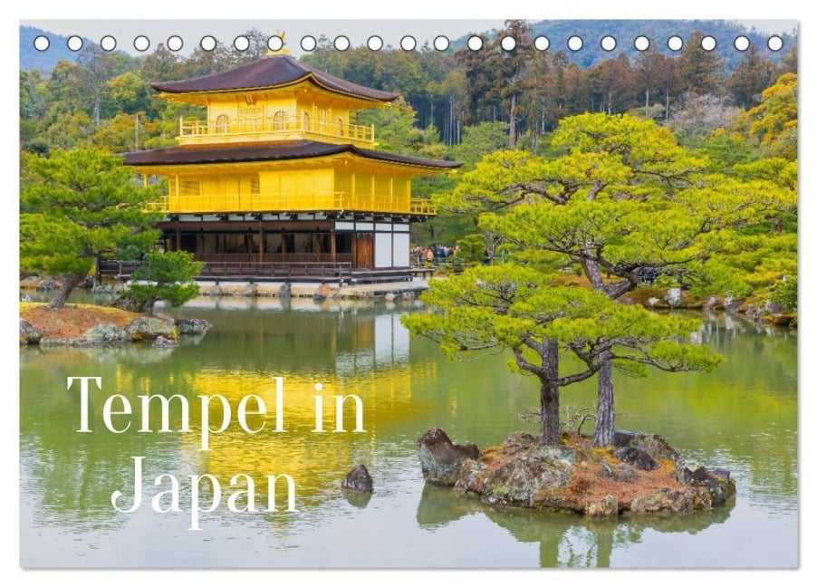 Tempel in Japan (Tischkalender 2025 DIN A5 quer), CALVENDO Monatskalender - Christiane Kulisch