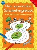 Cover-Bild zum Titel 'Buchstaben, Zahlen, Schwungübungen' von 'Christine Pätz, Carola Schäfer, Katrin Merle'