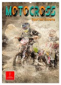 Motocross - Sport der Extreme (Wandkalender 2024 DIN A2 hoch), CALVENDO Monatskalender - Peter Roder